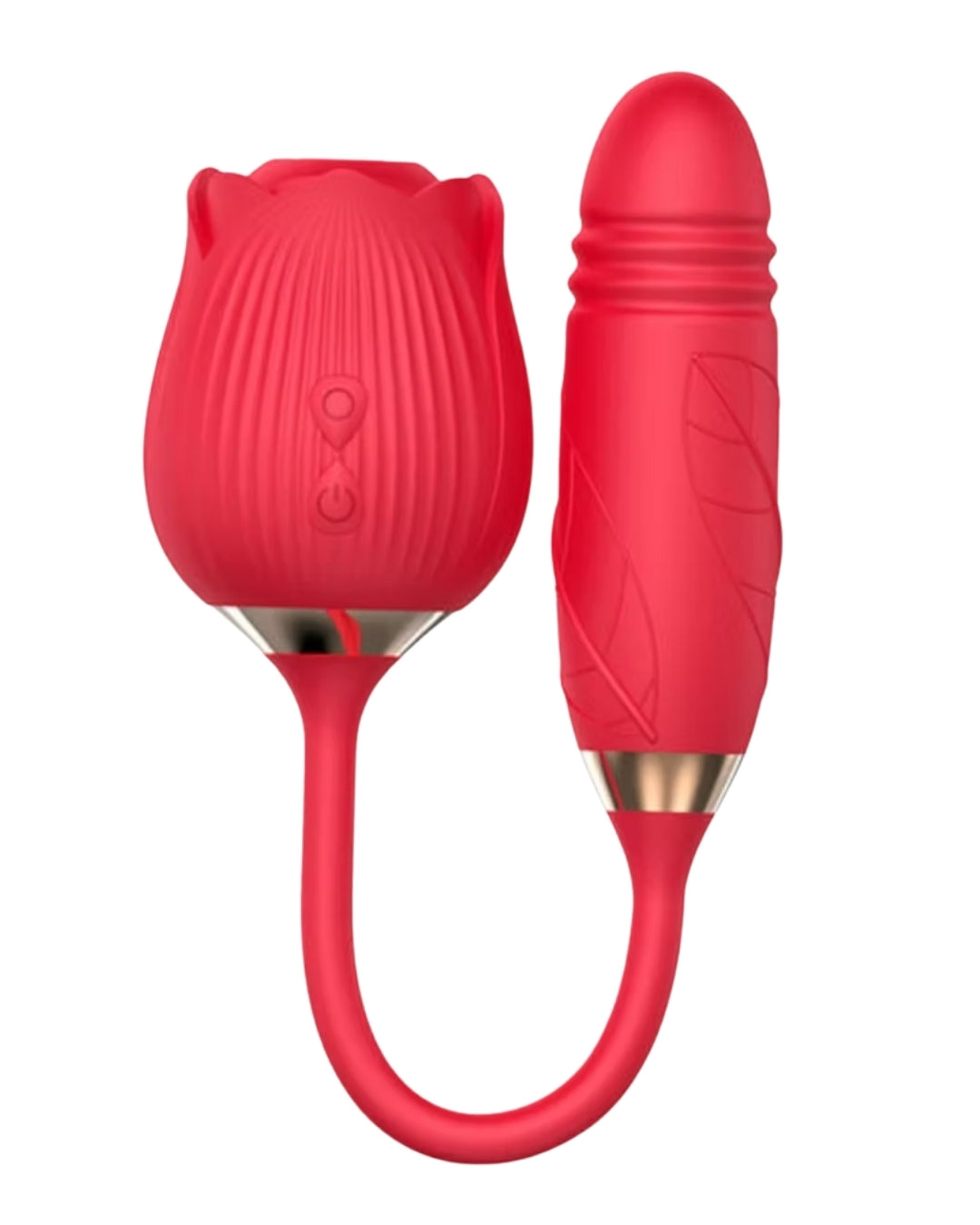 Rose Sucking & Thrusting Vibration Toy