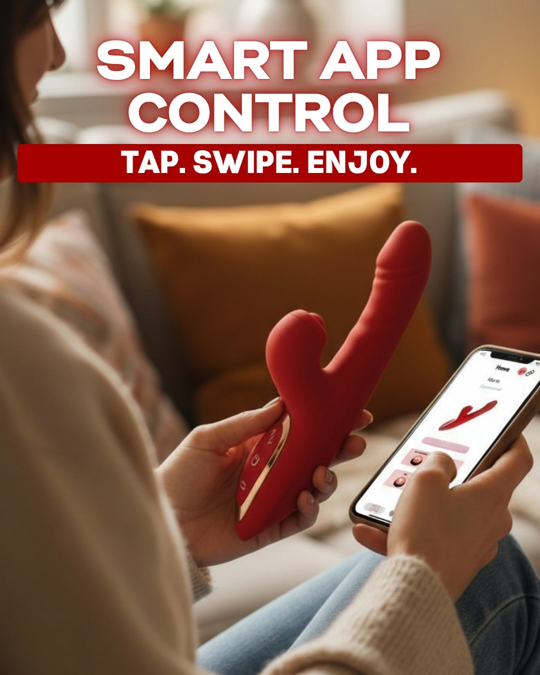 Vibrating Thrusting Dildo for Women