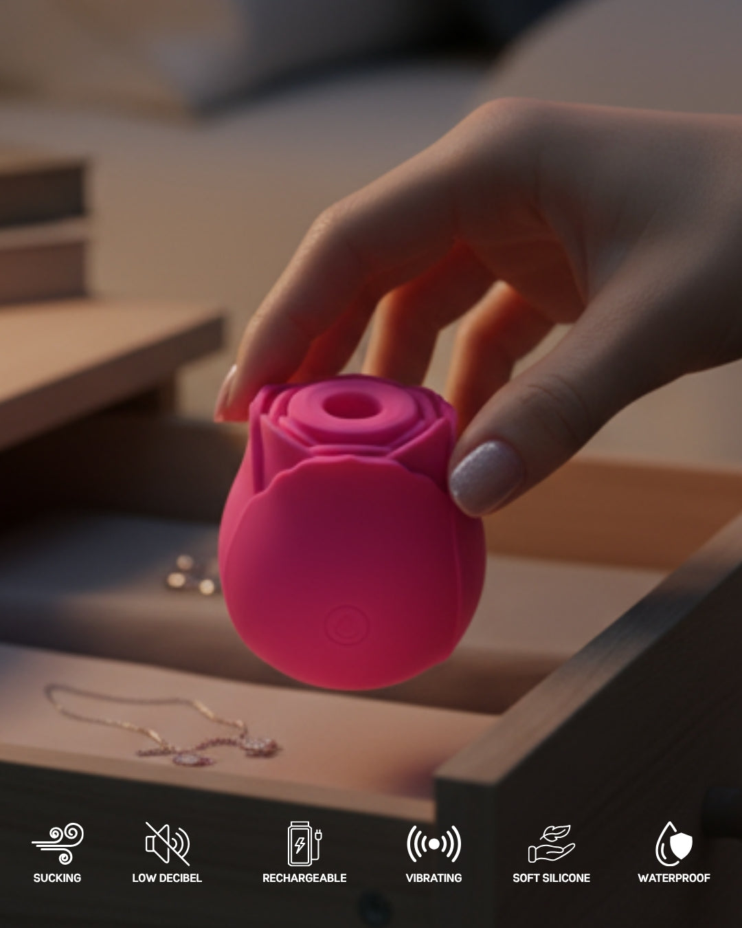 Rose Sucking Vibration Toy