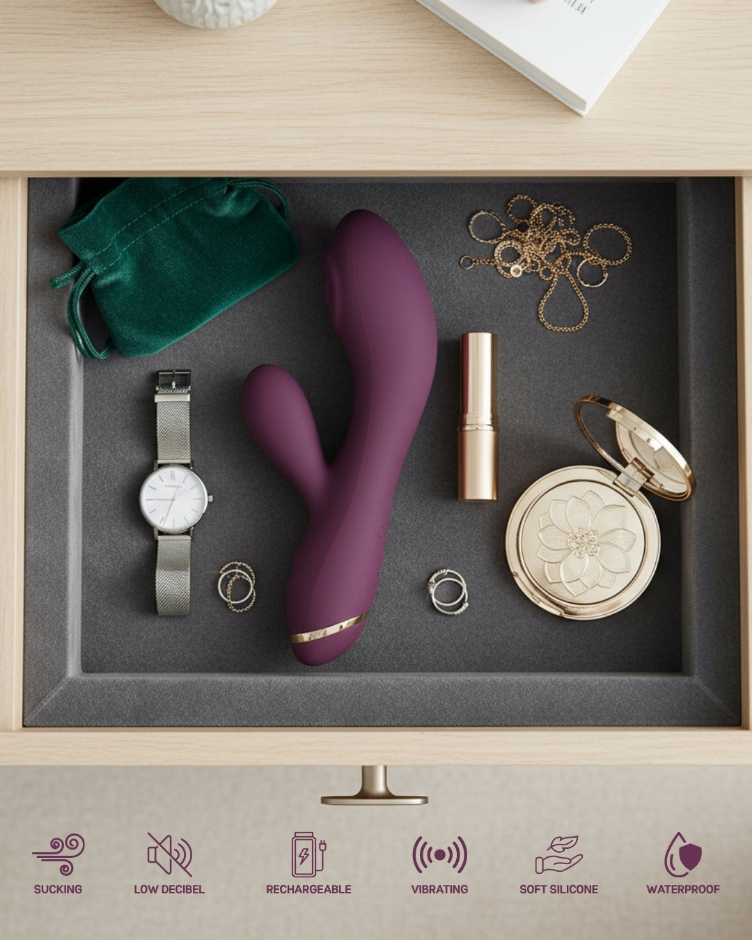 Vibrator Wand Massager for Women - Small