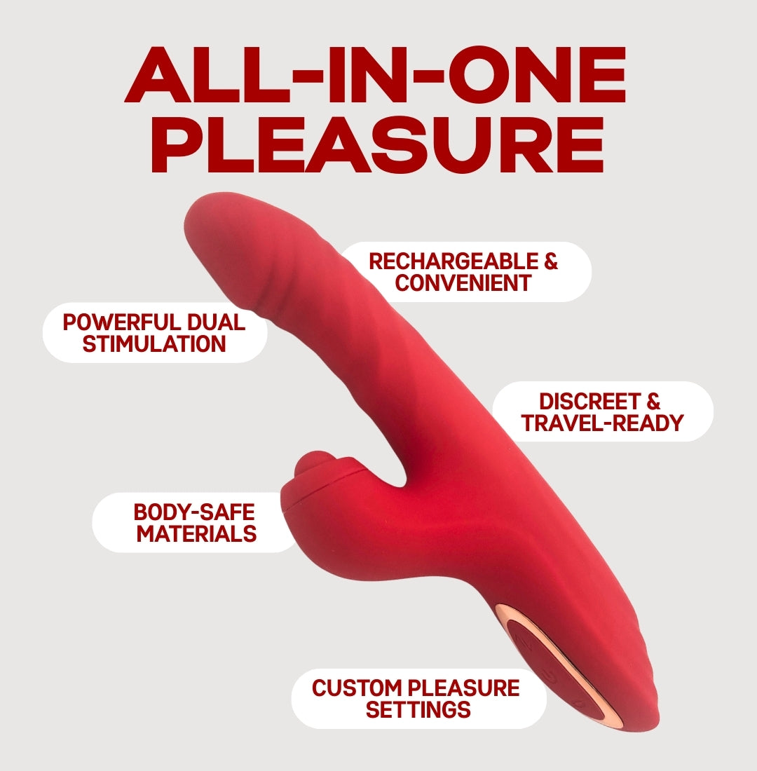Vibrating Thrusting Dildo for Women